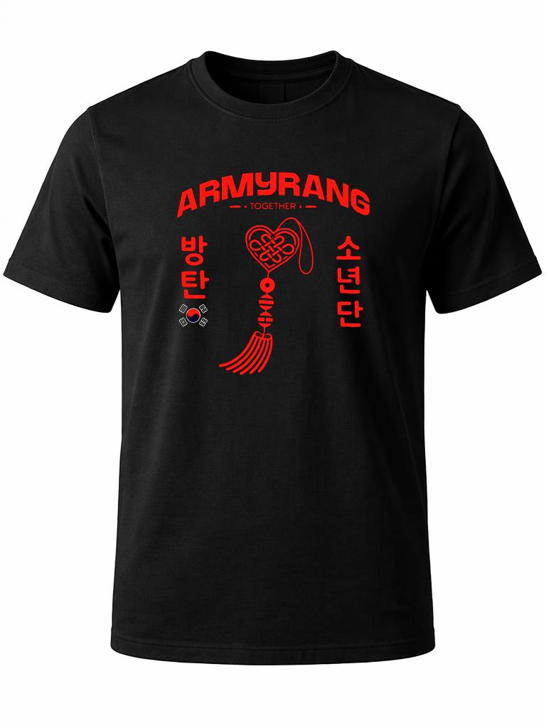 W P Wear Print Playera ARMYRANG BTS Estampados Únicos y Duraderos Ajuste Perfecto Variedad de Tallas y Colores Algodón Calidad Superior