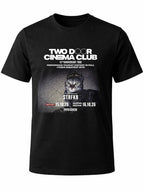 W P Playera Estilo Cinema Club Estampado algodón Ajuste cómodo