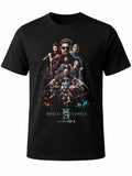 W P Wear Print Playera MK MORTAL PERSONAJES PELICULA Estampados Únicos y Duraderos
