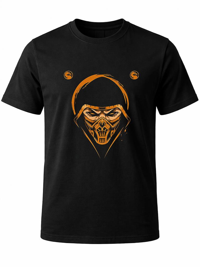 W P Wear Print Playera MK MORTAL SCORPION Estampados Únicos y Duraderos