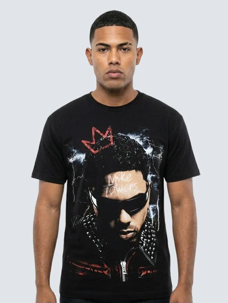 Playera  MYKE TOWERS  Wear Print TREND de Algodón con Estampados Únicos y Duraderos Ajuste Perfecto para Todas las Ocasiones