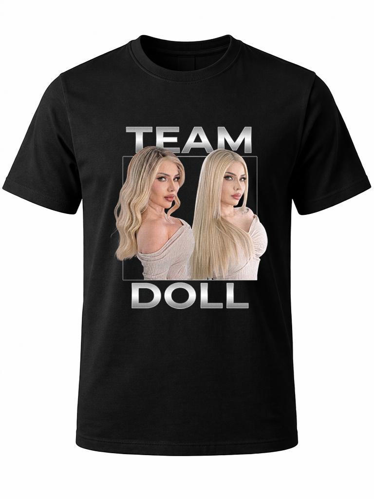 W P Wear Print Playera TEAM DOLL SOL LEON LA MANSION VIP Estampados Únicos y Duraderos
