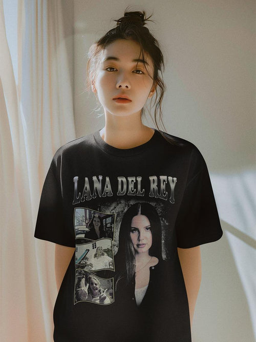 PLAYERA   W P LANA DEL REY de Algodón con Estampados Únicos y Duraderos Ajuste Perfecto para Todas las Ocasiones