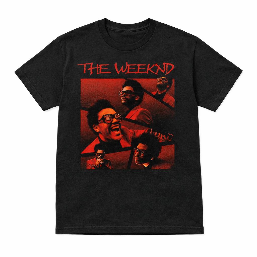 W P Wear Print Playera The Weeknd Retro Collage
