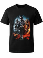 W P Wear Print Playera MK MORTAL COLLAGE PELICULA Estampados Únicos y Duraderos