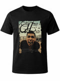 W P Playera Estilo Milo lvemc Estampado Espalda algodón Ajuste cómodo