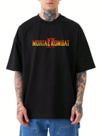 W P Wear Print Playera MK MORTAL LOGO PELICULA Estampados Únicos y Duraderos