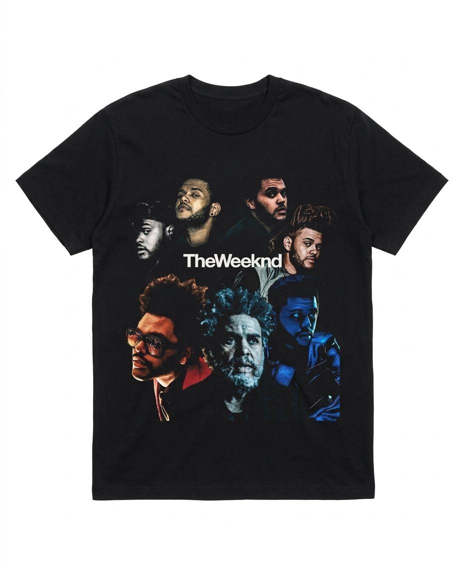 W P Wear Print The Weeknd albumes Playera