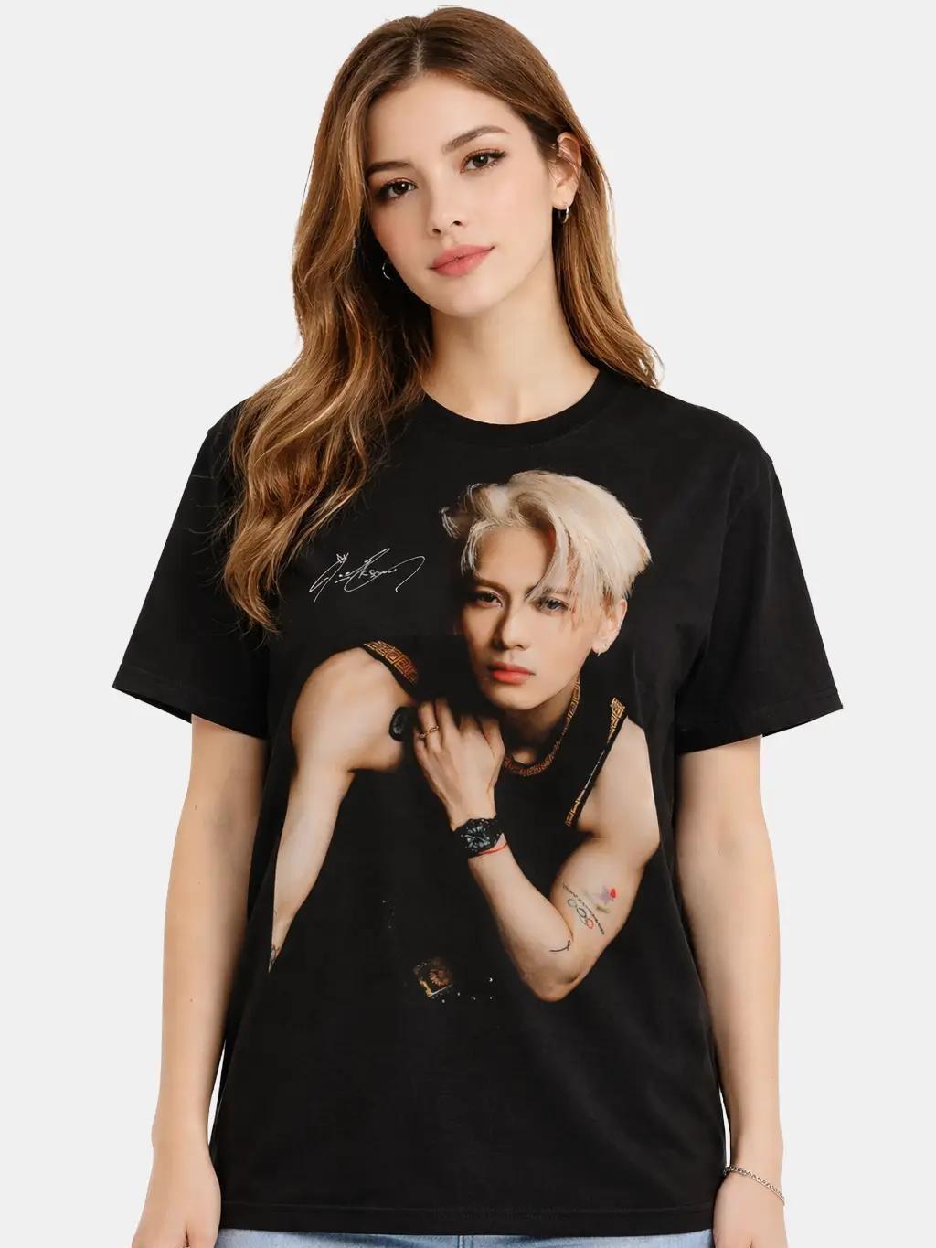 W P Playera Wear Print K-Pop Jackson PAL Norte 2026, Trend