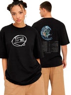 Playera W P The Neighbourhood TOUR negra estampada con estampados únicos y duraderos ajuste perfecto para todas las ocasiones