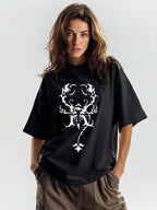 Playera W P KENIA OS K DE KARMA ALACRAN con Estampados Únicos y Duraderos Ajuste Perfecto en Algodón de Calidad Superior