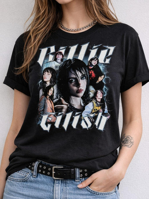 PLAYERA  W P  BILLIE EILISH de algodón con estampados únicos y duraderos ajuste cómodo y favorecedor disponible en varias tallas y colores