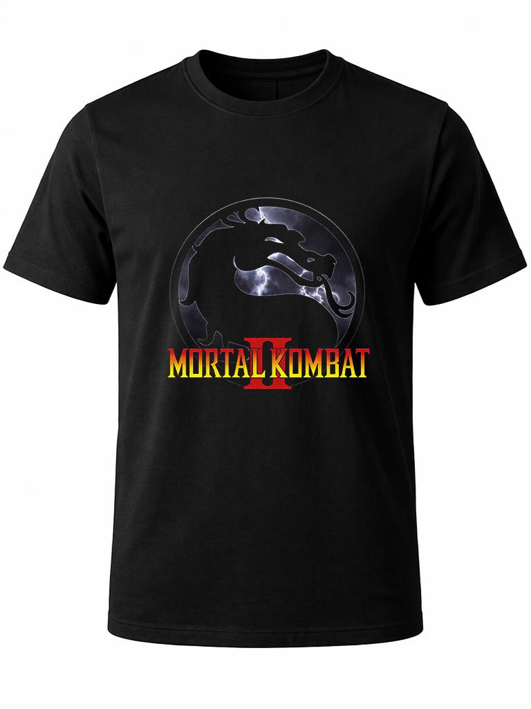 W P Wear Print Playera MK MORTAL Estampados Únicos y Duraderos