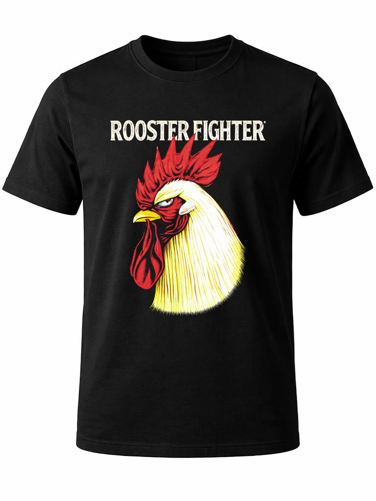 W P Wear Print Playera ROOSTER FIGTHER ANIME Estampados Únicos y Duraderos Ajuste Perfecto Variedad de Tallas y Colores Algodón Calidad Superior