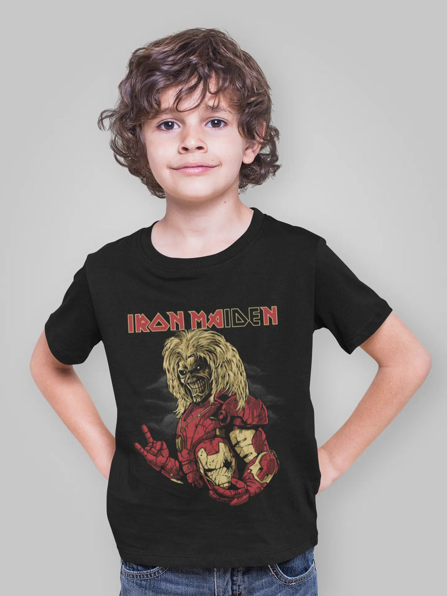 Playera Wear Print Rockera Iron Maiden, Iron Man