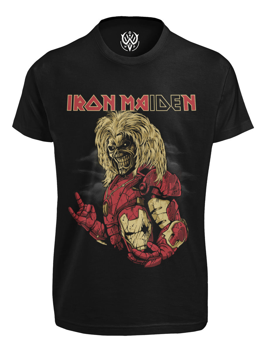 Playera Wear Print Rockera Iron Maiden, Iron Man