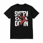 W P Wear Print Playera System of a Down Mano roja Rock