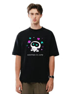 W P Playera diseño Wooteo is Cute KPOP Estampado algodón Ajuste cómodo