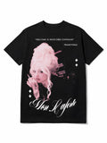 W P Wear Print Playera MON LAFERTE FEMME FATEL