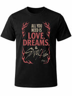 Playera   W P  Wear Print ALL YOU NEED IT´S STRAY KIDS