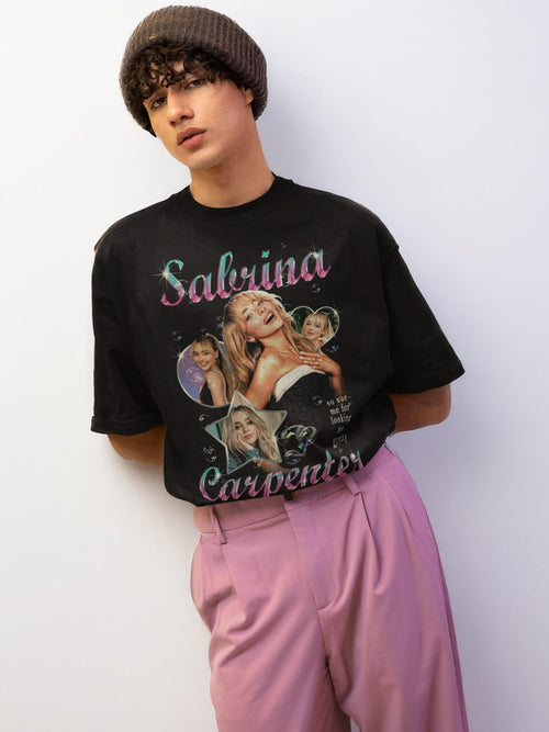 PLAYERA   W P SABRINA CARPENTER Camiseta de Algodón con Estampados Únicos y Duraderos Ajuste Perfecto para Todas las Ocasiones