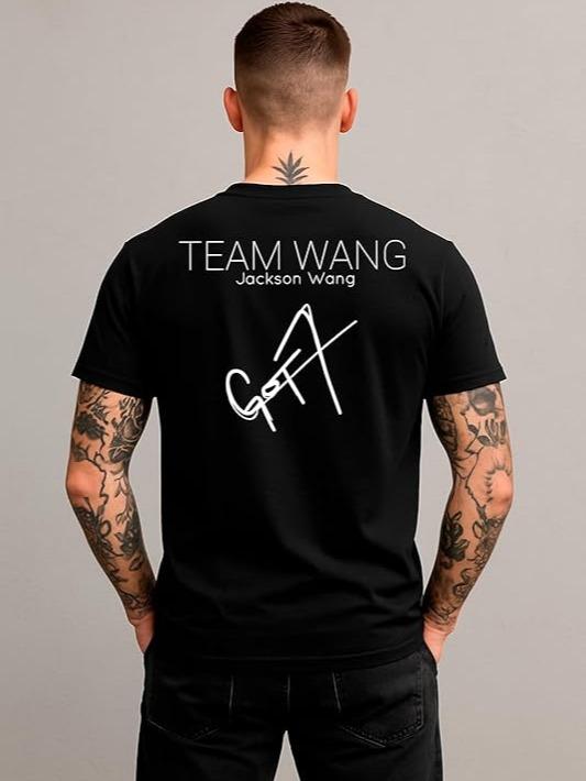 Playera WEAR PRINT TEAM WANG, JACKSON CON IMPRESION DE BOLSILLO Y ESPALDA!