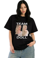 W P Wear Print Playera TEAM DOLL SOL LEON LA MANSION VIP Estampados Únicos y Duraderos