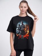 W P Wear Print Playera MK MORTAL COLLAGE PELICULA Estampados Únicos y Duraderos