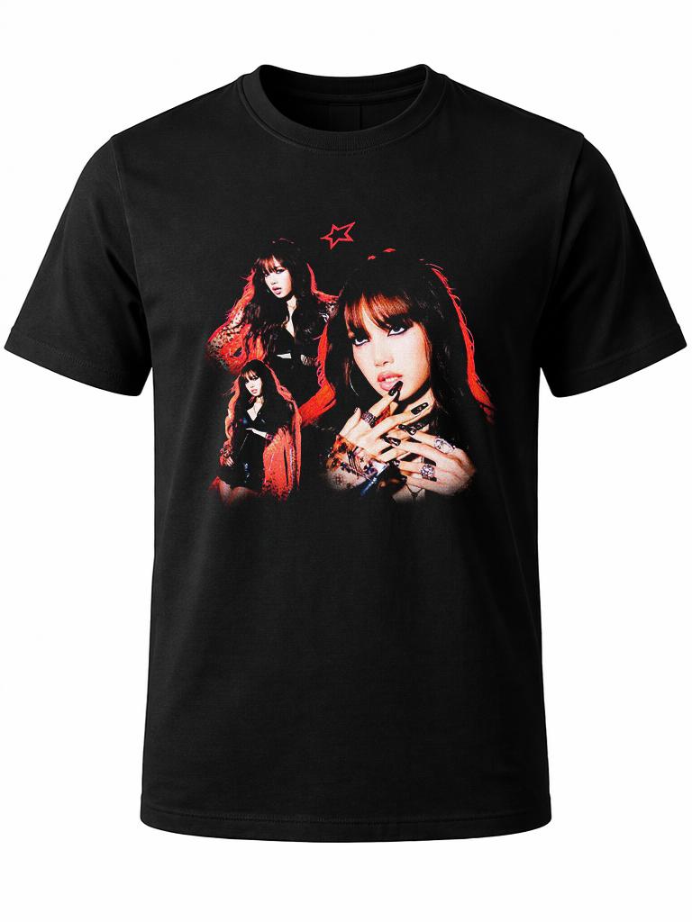 W P Wear Print Playera ALTEREGO LISA BLACKPIN