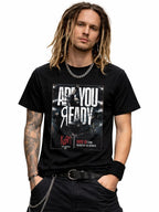 W P Playera Estilo Jonathan Davis BANDA DE ROCK Estampado algodón Ajuste cómodo