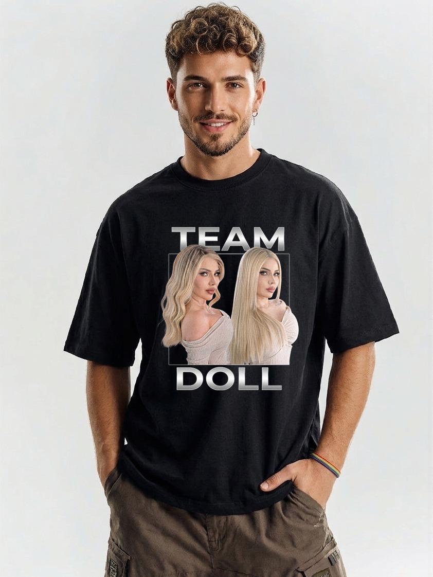 W P Wear Print Playera TEAM DOLL SOL LEON LA MANSION VIP Estampados Únicos y Duraderos