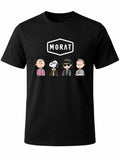 W P Playera MORAT Rock Pop Group Estampado algodón Ajuste cómodo