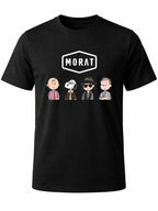 W P Playera MORAT Rock Pop Group Estampado algodón Ajuste cómodo