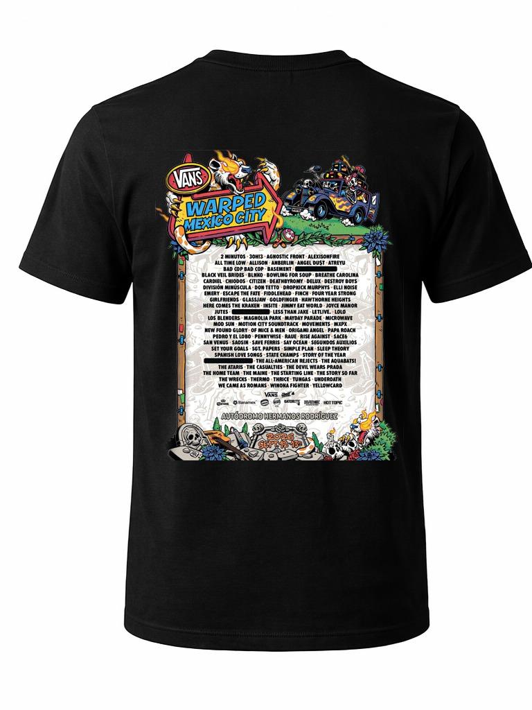 W P Wear Print Playera WARPED MX VAN2