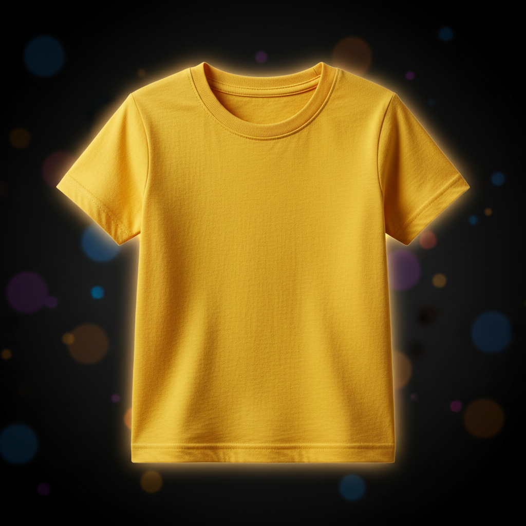 Playera Niños Amarillo